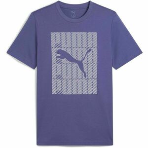 Puma GRAPHIC PUMA WORDING TEE Tricou pentru bărbați, albastru, mărime imagine