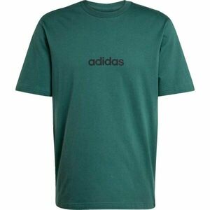 adidas ESSENTIALS SINGLE JERSEY EMBROIDERED LOGO Tricou bărbați, verde închis, mărime imagine