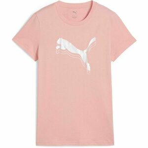 Puma ESSENTIALS METALLIC TEE Tricou damă, roz, mărime imagine