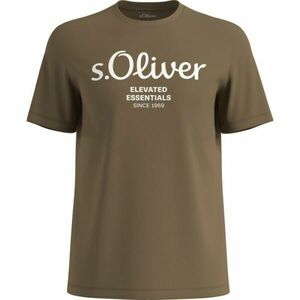 s.Oliver LOGO T-NOOS Tricou bărbați, maro, mărime imagine