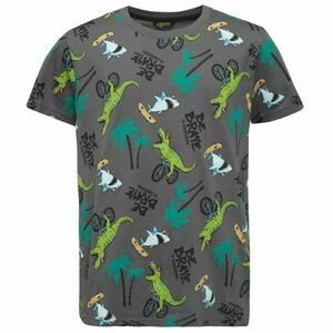 Lewro SHARK Tricou pentru băieţi, gri închis, mărime imagine