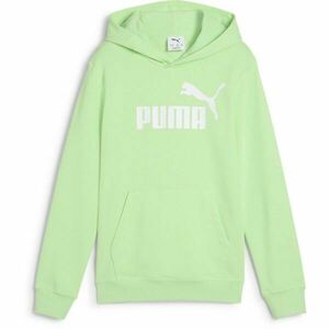 Puma ESSENTIALS NO. 1 LOGO HOODIE TR B Hanorac pentru copii, verde deschis, mărime imagine