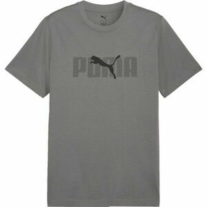 Puma ESSENTIALS LOGO LAB TEE Tricou pentru bărbați, gri, mărime imagine