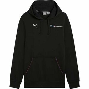 Puma BMW M MOTORSPORT ESSENTIALS+ HOODIE FT Hanorac bărbați, negru, mărime imagine