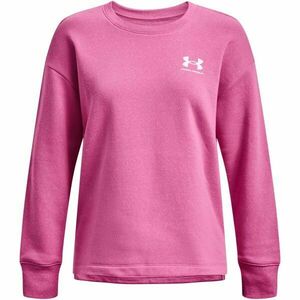 Under Armour RIVAL FLEECE OVERSIZE CREW Hanorac de femei, roz, mărime imagine