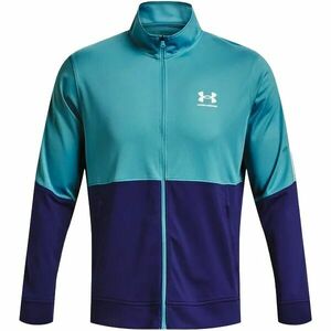 Under Armour PIQUE TRACK JACKET Hanorac de antrenament bărbați, turcoaz, mărime imagine