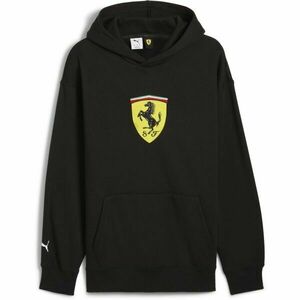 Puma FERRARI RACE BIG SHIELD HOODIE Hanorac pentru bărbați, negru, mărime imagine