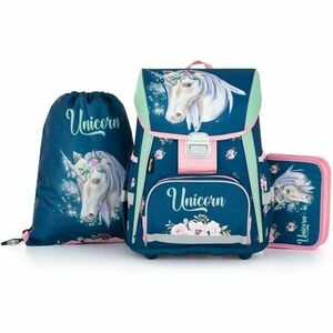 Oxybag UNICORN Set școlar, albastru închis, mărime imagine