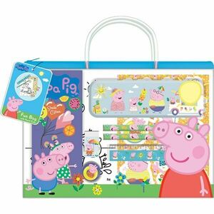 PRASÁTKO PEPPA FUN BAG Gentuță distractivă cu penar, mix, mărime imagine