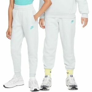 Nike NSW CLUB FLC JGGR LBR Pantaloni de trening băieți, alb, mărime imagine