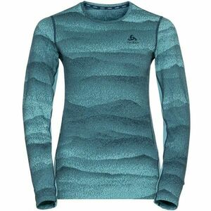 Odlo BL TOP CREW NECK L/S WHISTLER ECO Tricou funcțional de damă, albastru, mărime imagine