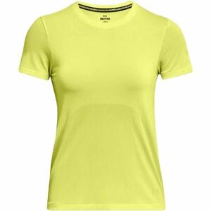 Under Armour SEAMLESS STRIDE Tricou sport cu mânecă scurtă pentru femei, galben, mărime imagine