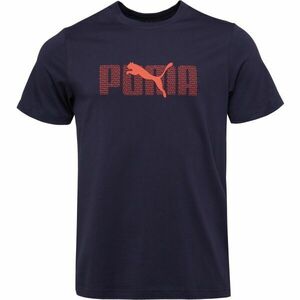 Puma ESSENTIALS LOGO LAB TEE Tricou pentru bărbați, albastru închis, mărime imagine