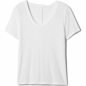 GAP V-SS LINEN SCOOP Tricou de damă, alb, mărime imagine