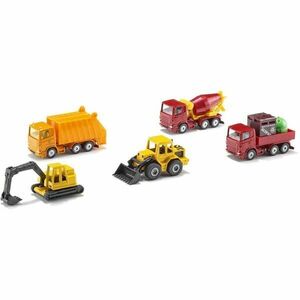 SIKU WORKING CARS 5 PCS Set utilaje de muncă, mix, mărime imagine