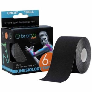 BronVit SPORT KINESIO TAPE CLASSIC Bandă kinesiologică, negru, mărime imagine