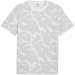 Puma ESSENTIALS LOGO LAB AOP TEE Tricou bărbați, gri, mărime imagine