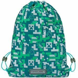 BAAGL MINECRAFT SILVER CREEPER Rucsac, verde închis, mărime imagine