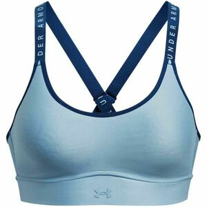 Under Armour INFINITY MID COVERED Sutien sport damă, albastru deschis, mărime imagine