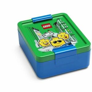 LEGO Storage BOX ICONIC BOY Cutie pentru gustări, albastru, mărime imagine