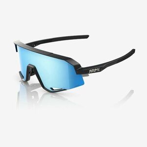 Ochelari de soare 100% Slendale, Matte Black - HiPER Blue Multilayer Mirror imagine