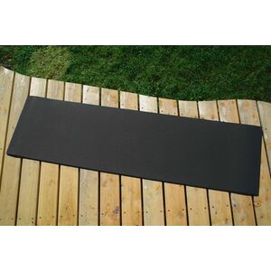 BasicNature ECO Covoraș de dormit negru 200 x 55 x 1 cm mare imagine