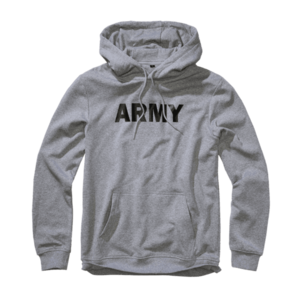 Brandit Hoodie Army, gri melange imagine