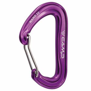 CAMP carabiner Nano 22, violet imagine