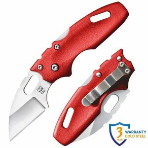 Cold Steel Mini Tuff Lite Plain Edge cuțit de închidere roșu imagine