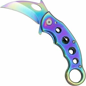 Haller cuțit Karambit cuțit Karambit Rainbow acoperire imagine