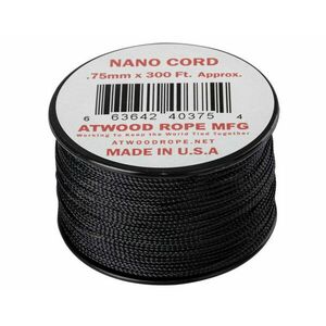 Helikon-tex Nano Cord 300FT cordon de parașută, 91 metri, negru imagine