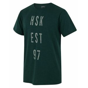 Tricou funcțional Tingl M pentru bărbați HUSKY, verde închis imagine