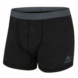 HUSKY MERINO BOXER SHIRT MEX M negru imagine