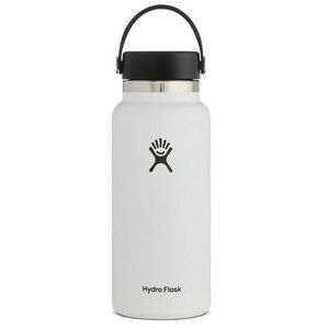 Sticlă termică Hydro Flask 32 OZ Wide Mouth 2.0 Flex Cap 946ml, albă imagine