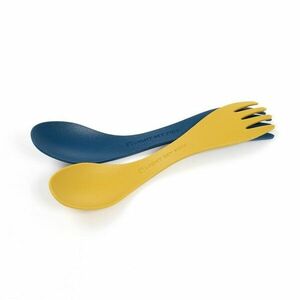 LIGHT MY FIRE Spork mic 2pcs lingură multifuncțională, albastru / roz imagine