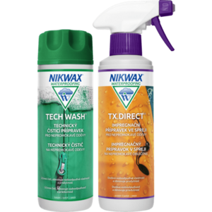 Nikwax Set de 2 bucăți de Twin Tech Wash / TX.Direct Spray-On 300ml imagine