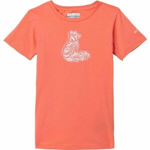 Columbia MISSION LAKE SHORT CRAPHIC SHIRT Tricou pentru fetițe, somon, mărime imagine