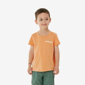 Tricou pentru Drumeție NH100 Portocaliu Copii 2-6 ani imagine