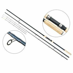 Lanseta carbon Stream Feeder 3, 90m / 200g / 3+2 tronsoane / Baracuda imagine
