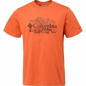 Columbia KETTLE RIVER GRAPHIC TEE Tricou bărbați, portocaliu, mărime imagine