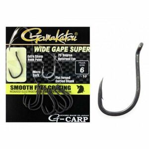 Carlige Gamakatsu G-Carp Wide Gape 10 buc (Marime Carlige: Nr. 4) imagine