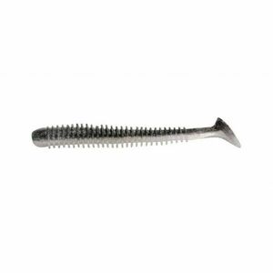 Shad RIB Slim Shady Black Silver 7.5cm, 12buc/plic Rapture imagine
