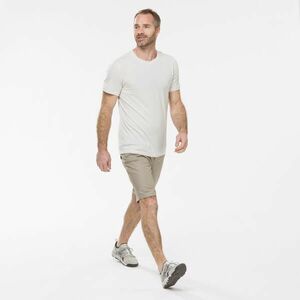 Pantalon scurt Regular Drumeție în natură NH500 Bej Bărbați imagine