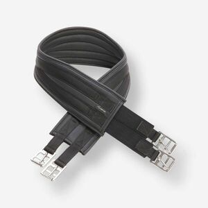 Curea echitație 100 material sintetic Negru Cal și ponei imagine