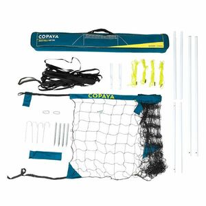 Set Fileu + structură Volei pe plajă BV500 (6m) Albastru imagine