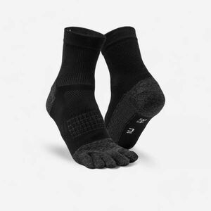 Șosete alergare cu 5 degete RUN900 negru imagine