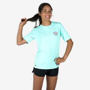 Tricou anti-UV 100 Sunset Vibes Turcoaz Copii imagine