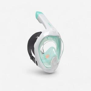 Mască Snorkeling pentru suprafață Easybreath + cu valvă acustică > 10 ani-Lagune imagine