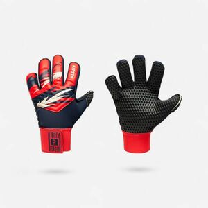 Mănuși Portar Fotbal F100 SUPERESIST Albastru-Roșu Copii imagine