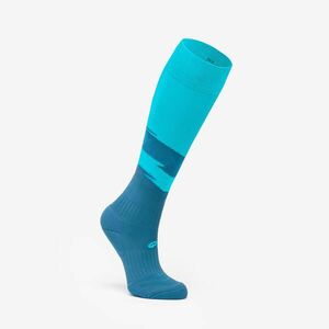 Jambiere de fotbal Viralto KIDS ROAR Snake Turcoaz-Verde Copii imagine